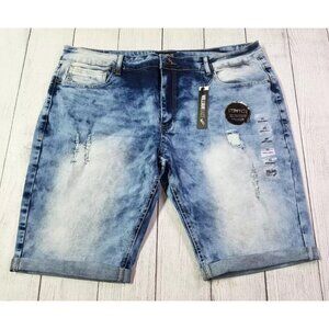 William Rast Distressed Cuffed Denim Shorts Mens Size 40